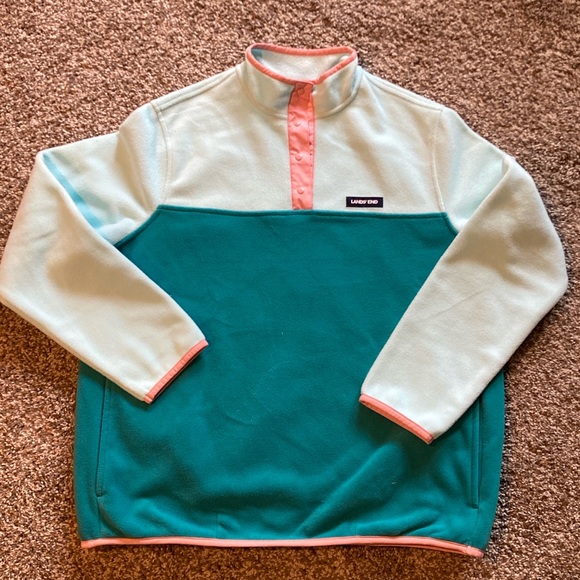 Lands' End Tops - Lands’ End fleece pullover